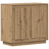 Sideboard Artisan Oak 80 x 40 x 75 cm Engineered Wood - Front View