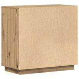 Sideboard Artisan Oak 80 x 40 x 75 cm Engineered Wood - Low Angle
