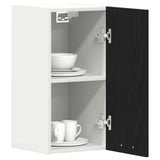Hanging Cabinet Black Oak 30x31x60 cm Engineered Wood