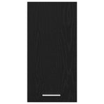 Hanging Cabinet Black Oak 30x31x60 cm Engineered Wood