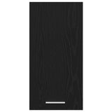 Hanging Cabinet Black Oak 30x31x60 cm Engineered Wood - Rear View
