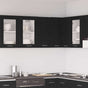 Hanging Cabinet Black Oak 30x31x60 cm Engineered Wood