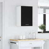 Hanging Cabinet Black Oak 40x31x60 cm Engineered Wood - Side View