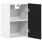 Hanging Cabinet Black Oak 40x31x60 cm Engineered Wood