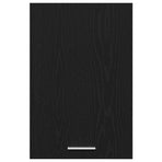 Hanging Cabinet Black Oak 40x31x60 cm Engineered Wood