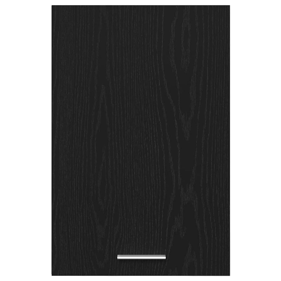Hanging Cabinet Black Oak 40x31x60 cm Engineered Wood