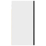 Hanging Cabinet Black Oak 40x31x60 cm Engineered Wood