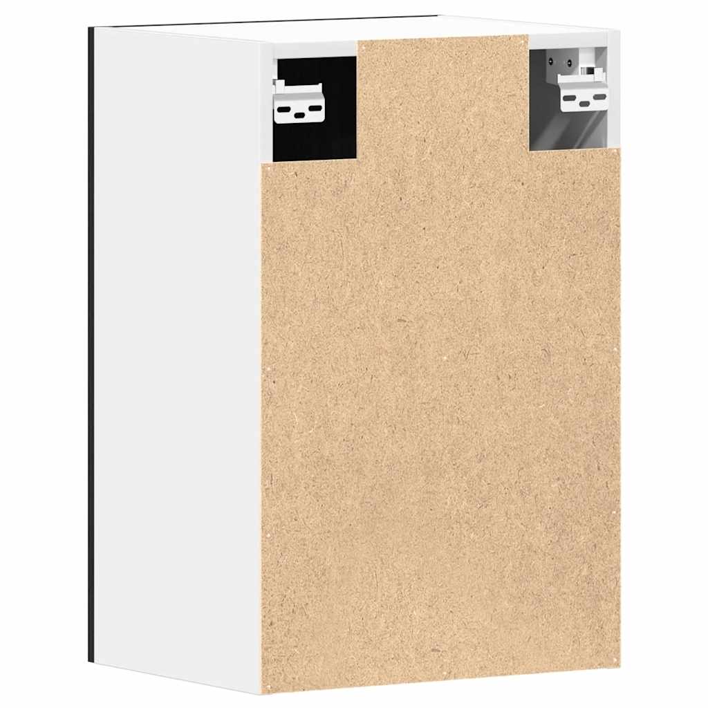 Hanging Cabinet Black Oak 40x31x60 cm Engineered Wood