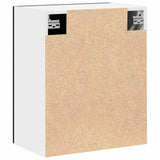 Hanging Cabinet Riga Black oak 50 x 31 x 60 cm Engineered Wood - Rear View