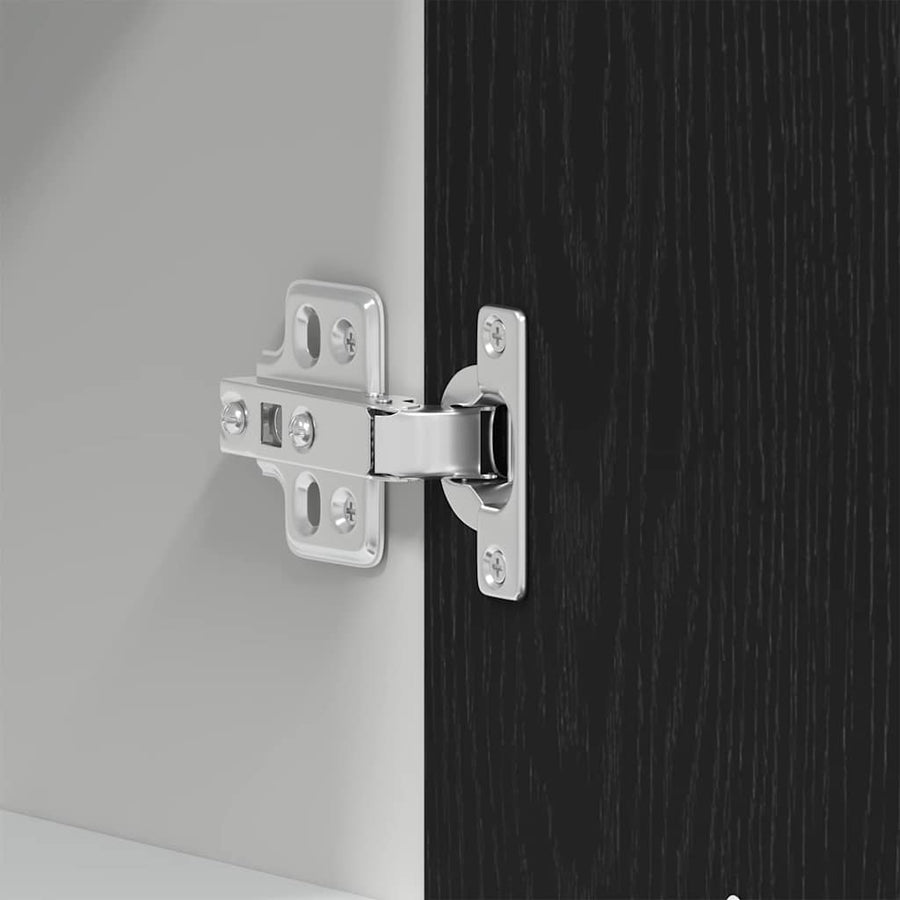 Hanging Cabinet Lyon Black Oak 60 x 31 x 60 cm Engineered Wood