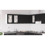 Hanging Cabinet Lyon Black Oak 60 x 31 x 60 cm Engineered Wood - Extra Image