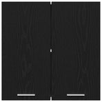 Hanging Cabinet Lyon Black Oak 60 x 31 x 60 cm Engineered Wood