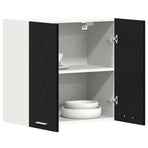 Hanging Cabinet Lyon Black Oak 60 x 31 x 60 cm Engineered Wood