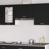 Hanging Cabinet Riga Black oak 60 x 31 x 60 cm Engineered Wood