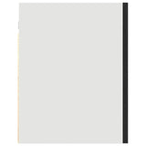 Hanging Cabinet Riga Black oak 60 x 31 x 60 cm Engineered Wood - Low Angle