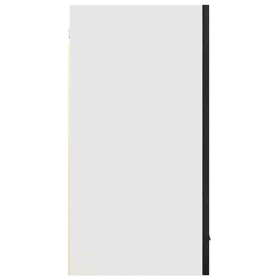 Hanging Cabinet Lyon Black Oak 80 x 31 x 60 cm Engineered Wood