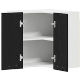 Hanging Cabinet Lyon Black Oak 57 x 57 x 60 cm Engineered Wood