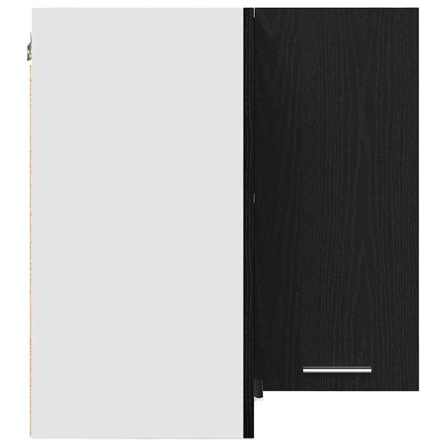 Hanging Cabinet Lyon Black Oak 57 x 57 x 60 cm Engineered Wood