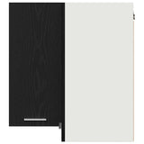 Hanging Cabinet Lyon Black Oak 57 x 57 x 60 cm Engineered Wood