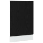 Dishwasher Panel "Lyon" Black Oak 45x1,5x67 cm Engineered Wood