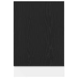 Dishwasher Panel "Lyon" Black Oak 45x1,5x67 cm Engineered Wood