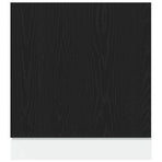Dishwasher Panel "Lyon" Black Oak 60x1,5x67 cm Engineered Wood