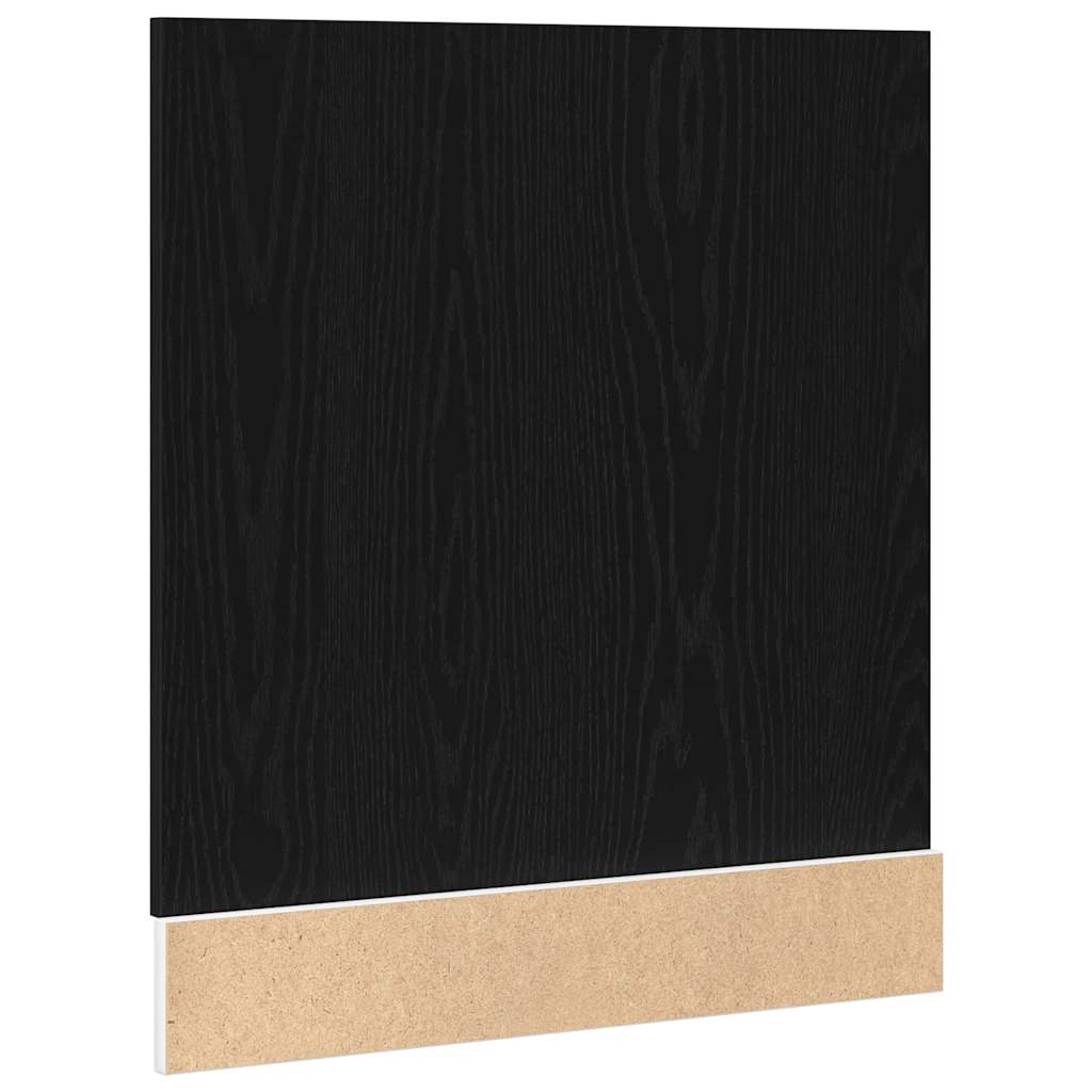 Dishwasher Panel "Lyon" Black Oak 60x1,5x67 cm Engineered Wood