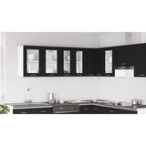 Hanging Cabinet Black Oak 60 x 31 x 60 cm Engineered Wood - Extra Image