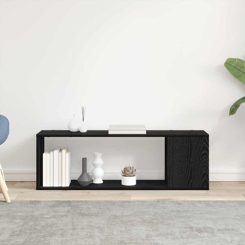 Entertainment Center Black 100 x 24 x 32 cm Engineered wood