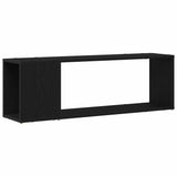 TV Cabinet Set Black 100 x 24 x 63 cm Engineered Wood