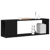 Entertainment Center Black 100 x 24 x 32 cm Engineered wood - Side View