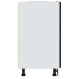 Bottom Cabinet Black Oak 60x46x81,5 cm Engineered Wood - Close-Up Angle