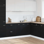 Bottom Cabinet Black Oak 60x46x81,5 cm Engineered Wood