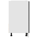 Sink Bottom Cabinet Black Oak 80x46x81.5 cm Engineered Wood - Close-Up Angle