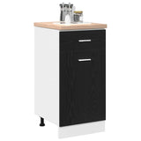drawer-bottom-cabinet-riga-black-oak-40-x-46-x-81-5-cm - Side View