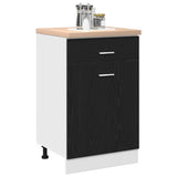 Hanging Cabinet Black Oak 50 x 46 x 81,5 cm Engineered Wood