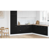 Hanging Cabinet Black Oak 60 x 46 x 81,5 cm Engineered Wood
