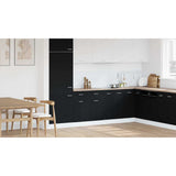 Hanging Cabinet Black Oak 80 x 31 x 81.5 cm Engineered Wood