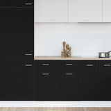 Cabinet with Drawer with Shelf Riga Black oak 80 x 46 x 81,5 cm - Top-Down View
