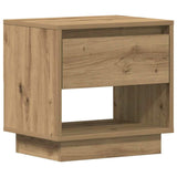 Nightstand 2 pcs Artisan oak 45 x 34 x 44 cm Engineered wood - Rear View