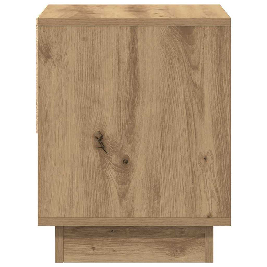 Nightstand 2 pcs Artisan Oak 45 x 34 x 44 cm Engineered Wood