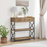 Console Table Artisan oak 75 x 28 x 75 cm