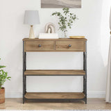 Console Table Artisan oak 75 x 28 x 75 cm