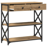 Console Table Artisan oak 75 x 28 x 75 cm