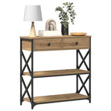 Console Table Artisan oak 75 x 28 x 75 cm