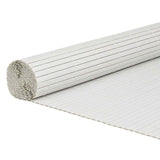 Garden Fence Double-Sided White 1.8x3 m PVC - Front View