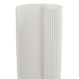 Garden Fence Double-Sided White 1.8x3 m PVC