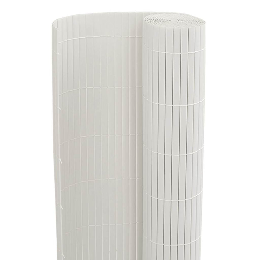 Garden Fence Double-Sided White 1.8x3 m PVC