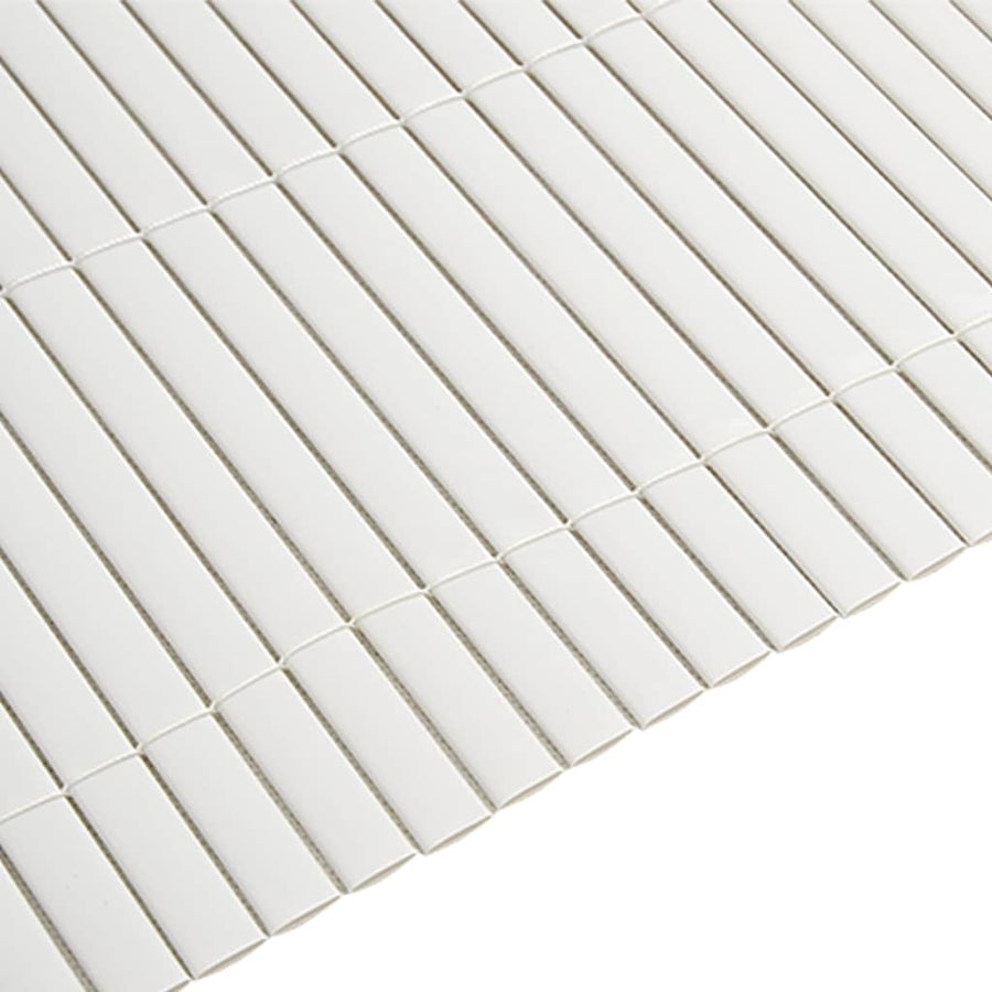 Garden Fence Double-Sided White 1.8x3 m PVC