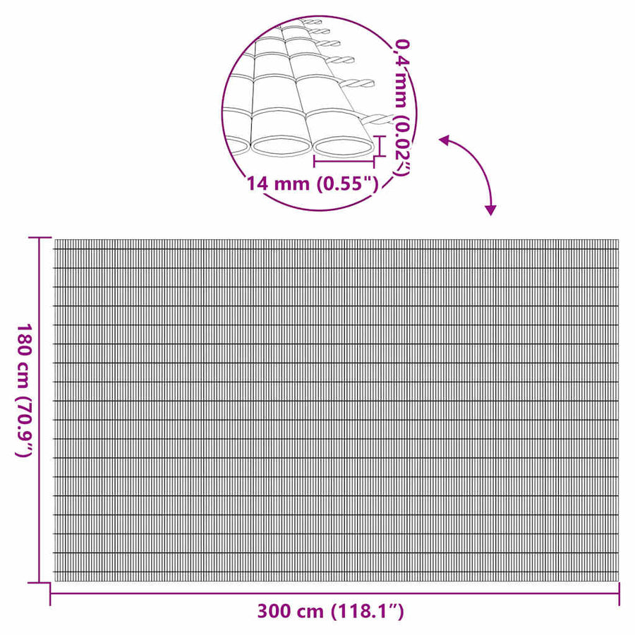 Garden Fence Double-Sided White 1.8x3 m PVC